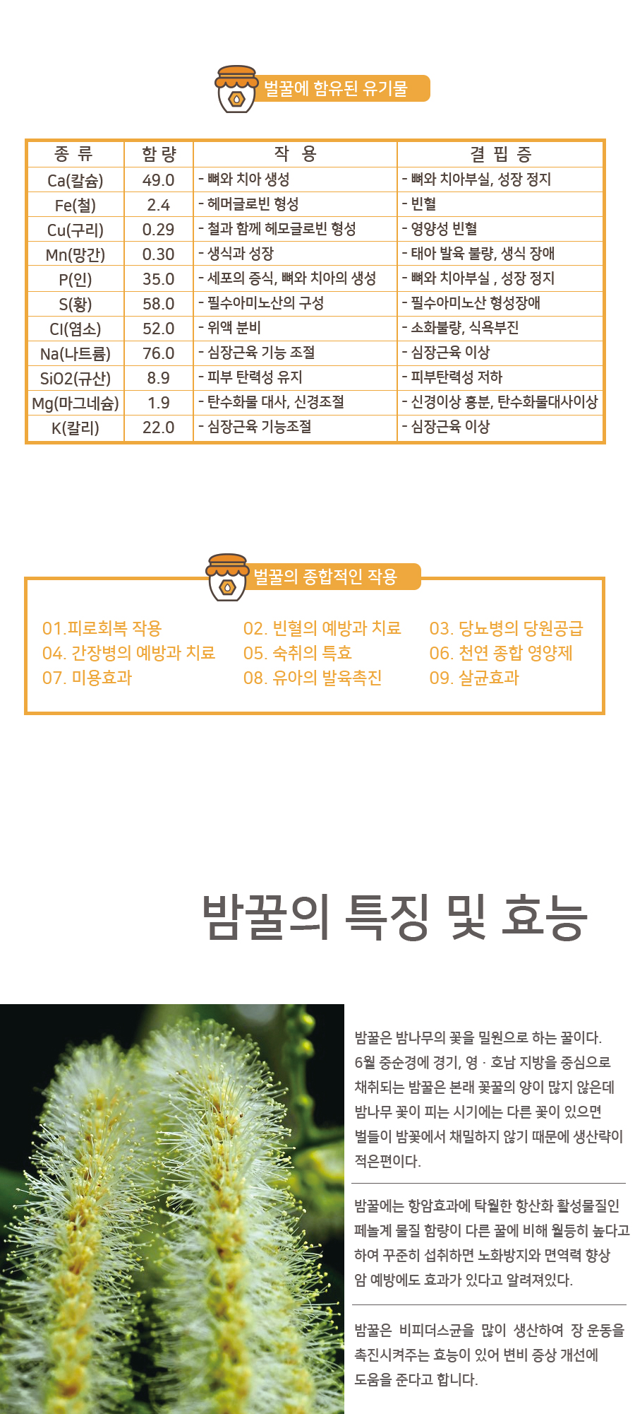 밤꿀500g