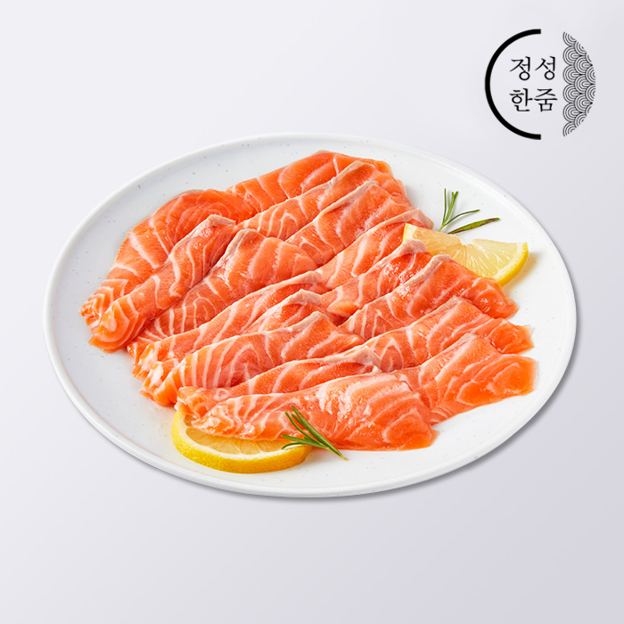 노르웨이 생연어 300g 500g 1kg 필렛 슬라이스 훈제 통연어