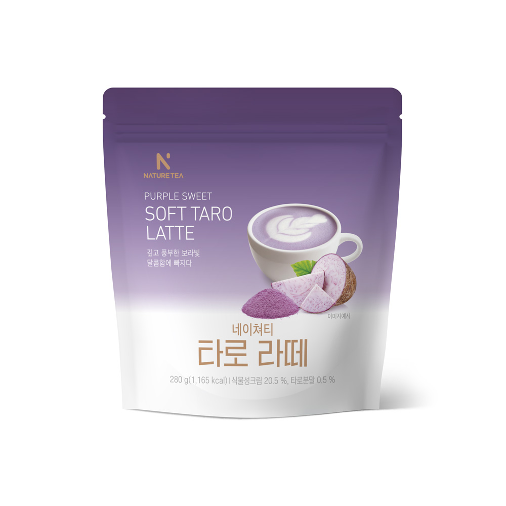 [네이쳐티] 홈카페 음료 타로라떼, 타로 파우더280g