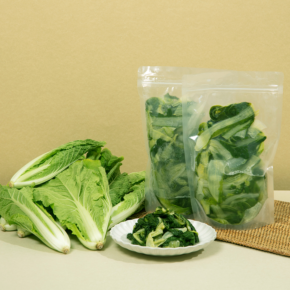 간편하게 사용하는 국산 얼갈이 우거지 3kg (1kg x 3봉)