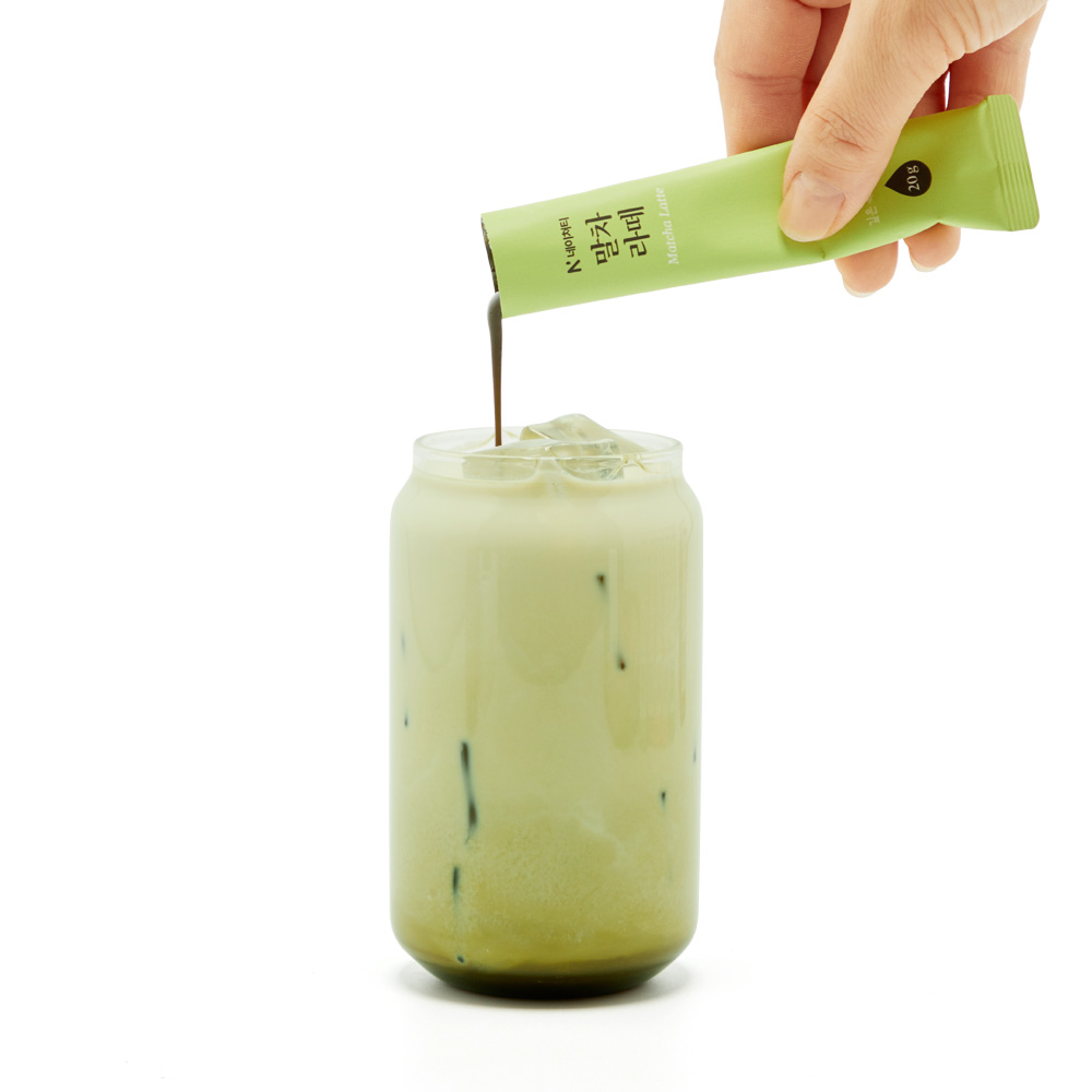 [네이쳐티] 하동 말차 라떼 액상 스틱 10T