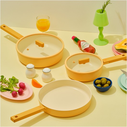 네오플램 헤이 IH 쁘띠웍 18cm/프라이팬 24cm/궁중팬(웍) 24cm 