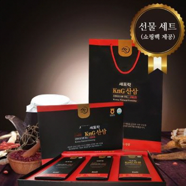 산속의 삼 산삼즙 세포락KnG 산삼스틱 20ml 30포 1박스