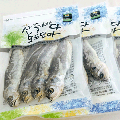 김명월 한입 통보리굴비 1봉지(봉지당 5미/(16~18cm/총무게 110~130g내외) 대표이미지 섬네일