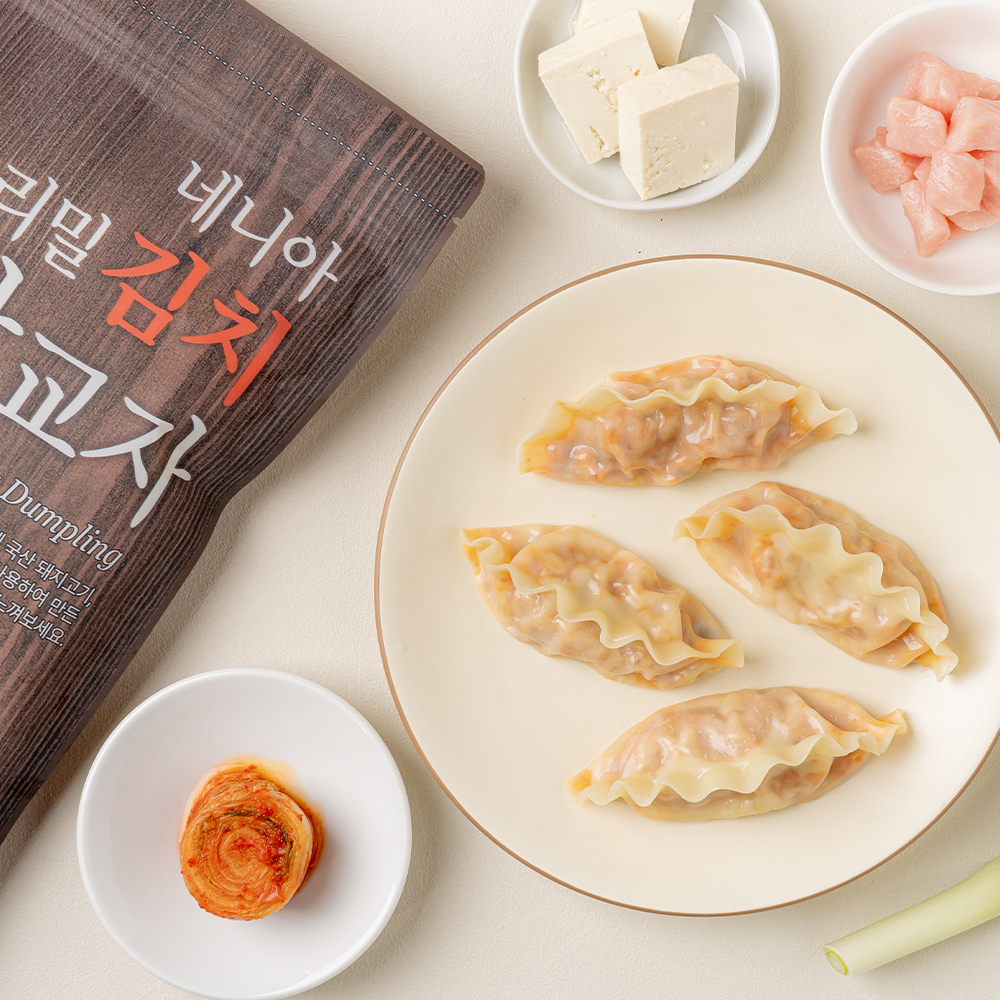 네니아 우리밀 김치왕교자 1kg(약35gX29개 내외)