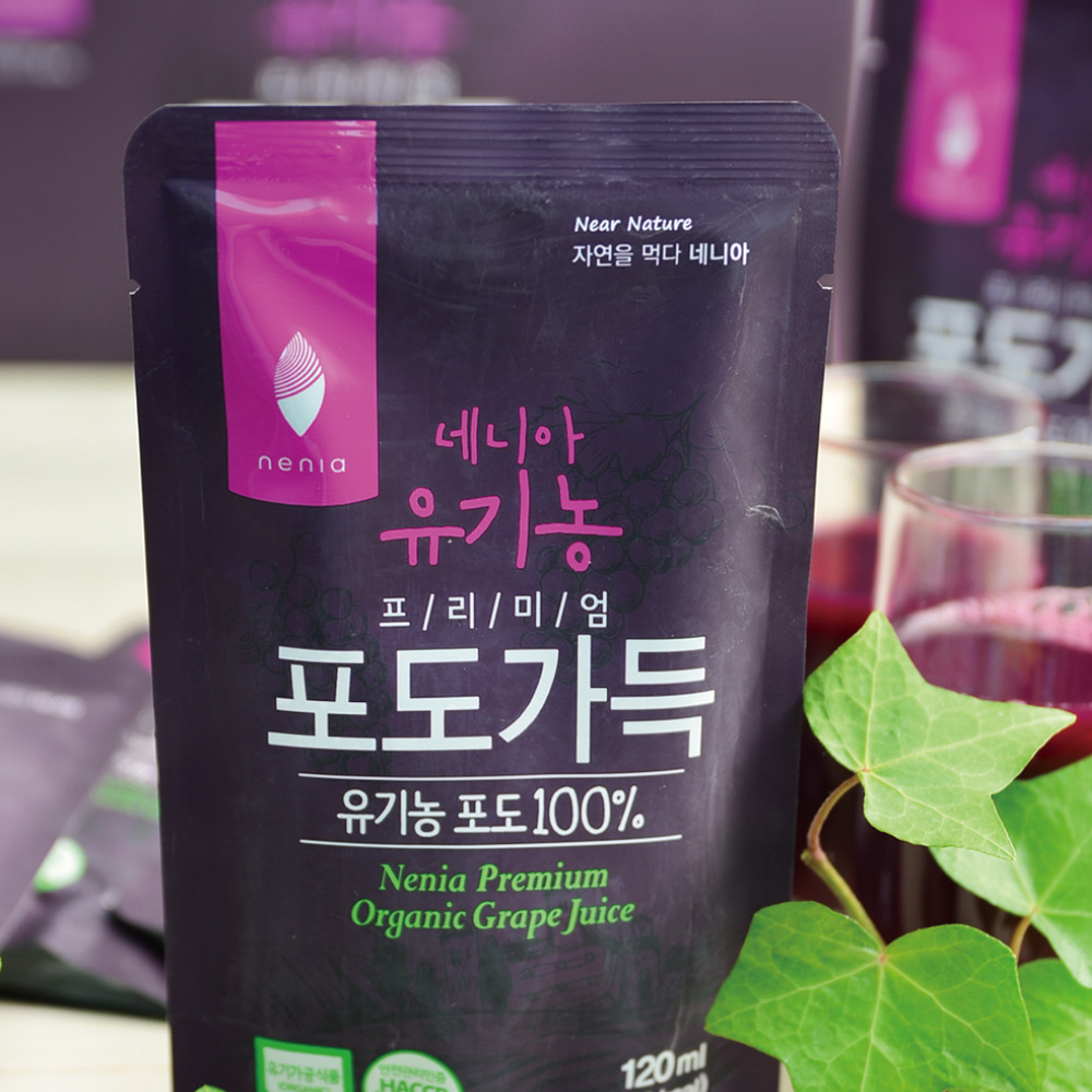 네니아 유기농 프리미엄 포도가득 120ml x 20개