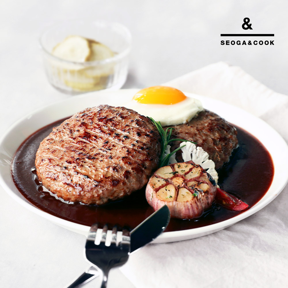 서가앤쿡 함박스테이크 320g(160g*2팩)