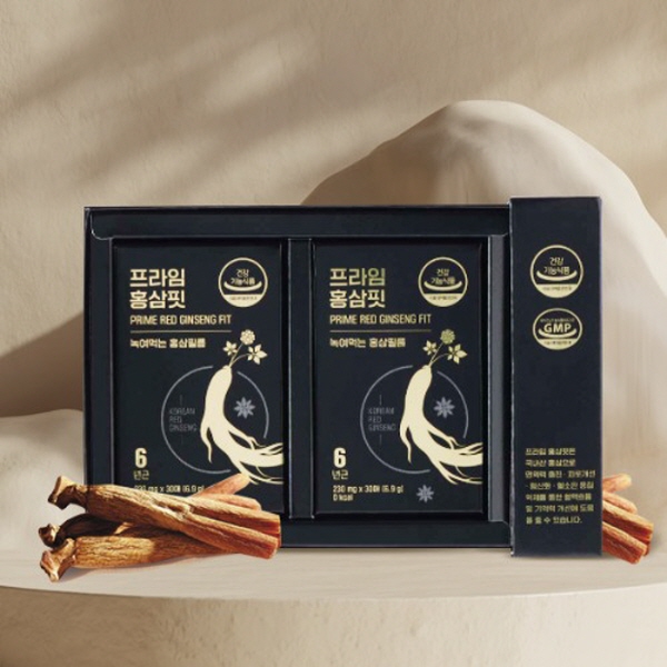 녹여먹는 홍삼필름 프라임 홍삼핏 (1세트 30매) 2박스