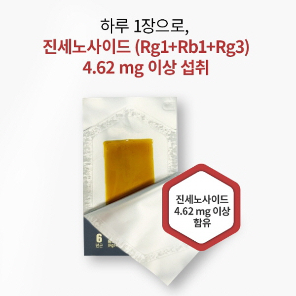 녹여먹는 홍삼필름 프라임 홍삼핏 (1세트 30매) 2박스