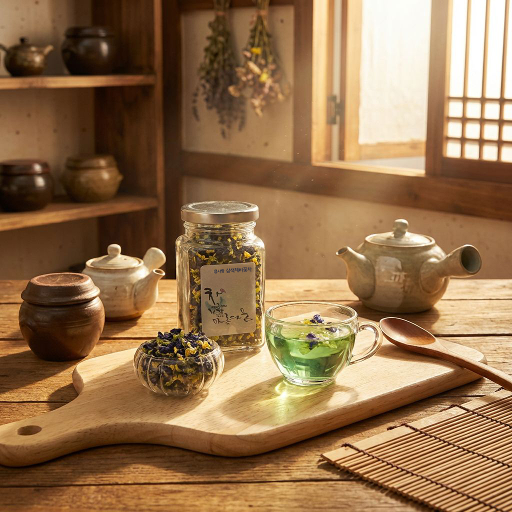 삼색제비꽃차