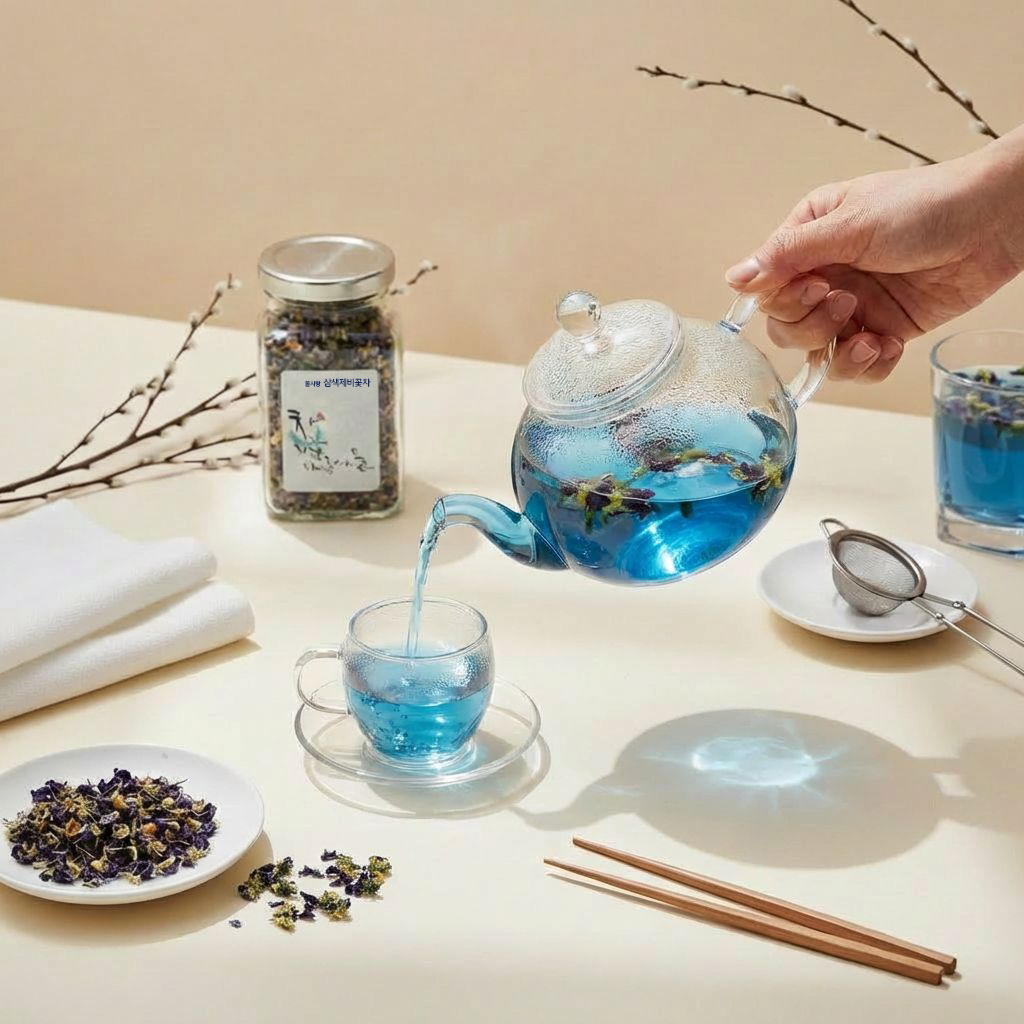 삼색제비꽃차