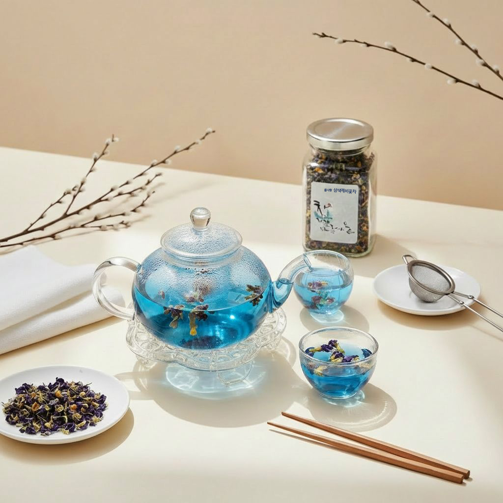 삼색제비꽃차