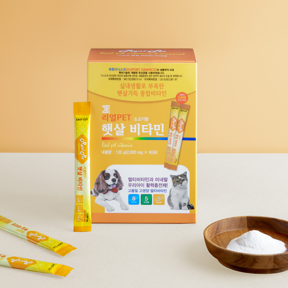리얼펫 강아지 고양이 유산균&영양제5종 골라담기