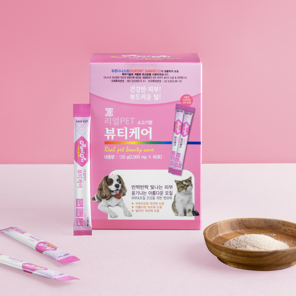 리얼펫 강아지 고양이 유산균&영양제5종 골라담기