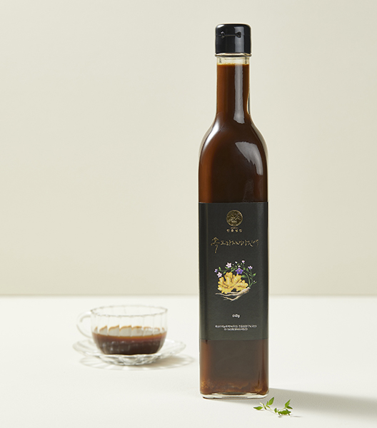 안동반가 흑도라지생강진액 320g 구증구포 국산흑도라지 수제 생강청