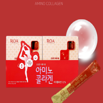 저분자 아미노콜라겐 뷰티콜라겐 로아 사이토메디(ROA cytomedy) 3.5g x 60스틱 2개월분