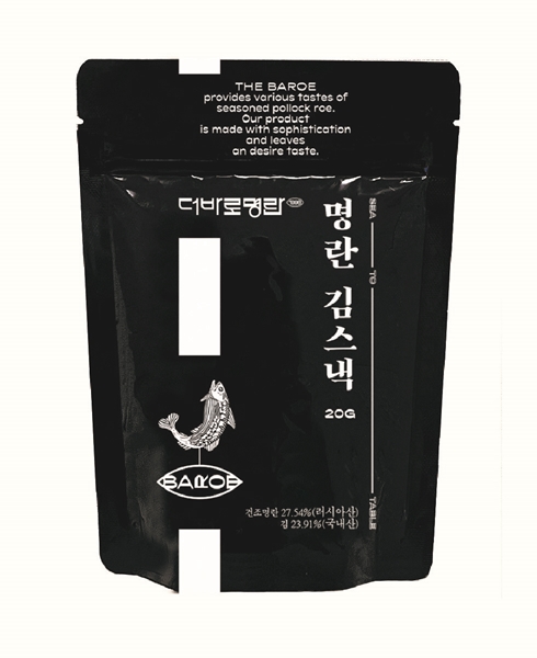 [더바로명란] 명란 김스낵 20g / 명란 김과자 / 구운 과자