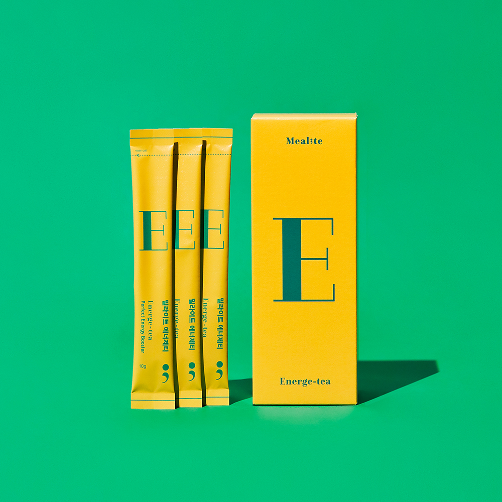 [밀라이트 에너제티] 카페인 없는 포도당 부스터 음료 당충전 14포