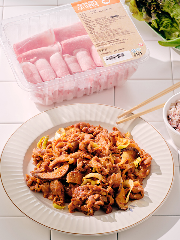 무항생제 우리한돈 대패 앞다리(냉동/300g)