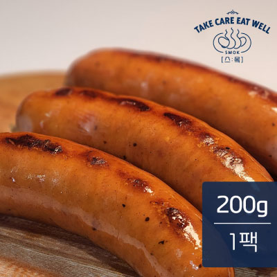 바베큐소세지 부어스트 캠핑 수제 소세지 200g 프랑크푸르터 SMOK 스뫀소세지  대표이미지 섬네일