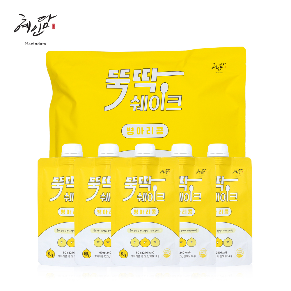 뚝딱쉐이크 병아리콩 60g x 5개입 무료배송