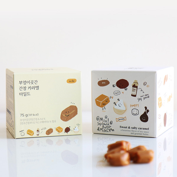 부엉이곳간 간장카라멜 큐브 