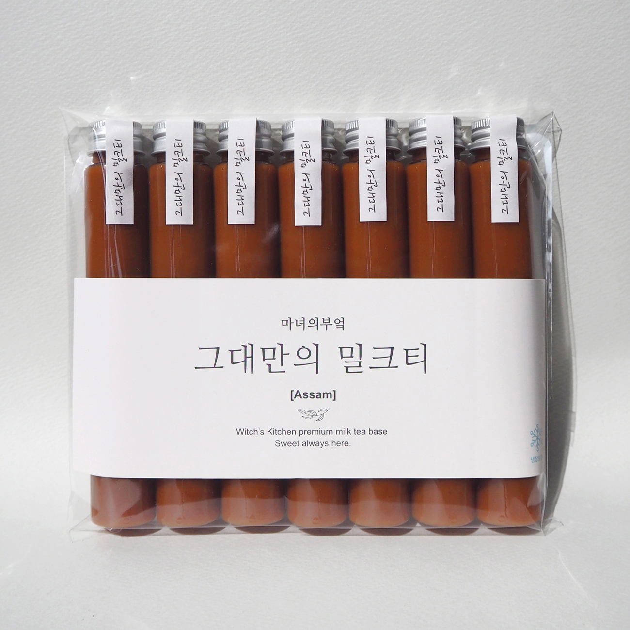 마녀의부엌 10초 완성 밀크티 베이스 50ml*7 3종