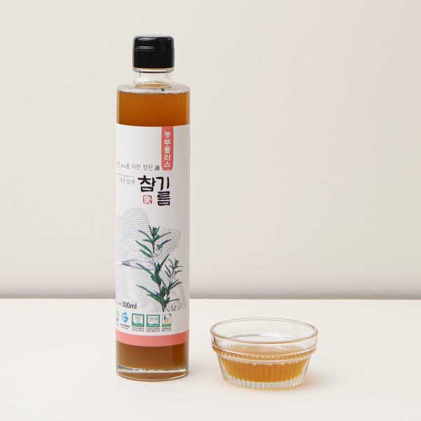 [20%쿠폰] 저온착유 참기름 농부플러스 (300ml)