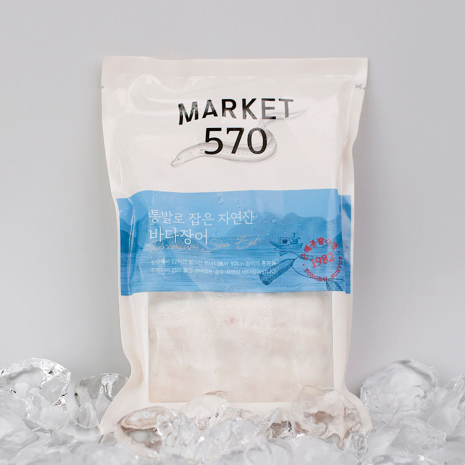 [마켓570] 통발로 잡은 자연산 바다장어 1팩 400g X 3팩
