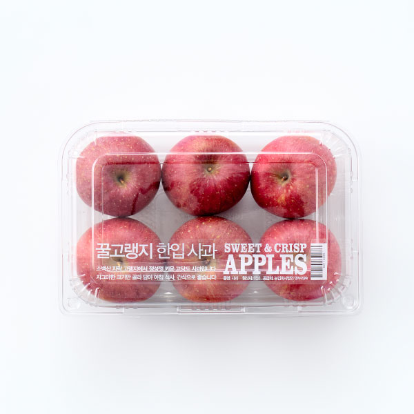 꿀고랭지한입꿀사과*900g내외(5~6입)