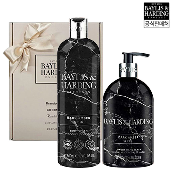 [베일리스앤하딩] 다크 앤 피크 핸드&바디 2종 (핸드워시500ml + 바디워시 500ml)