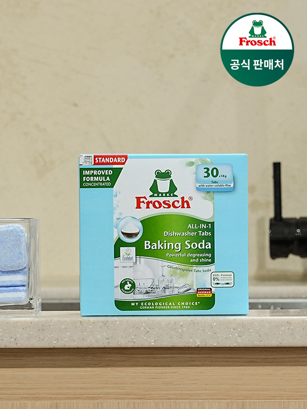프로쉬 식기세척기세제 베이킹소다 30개입