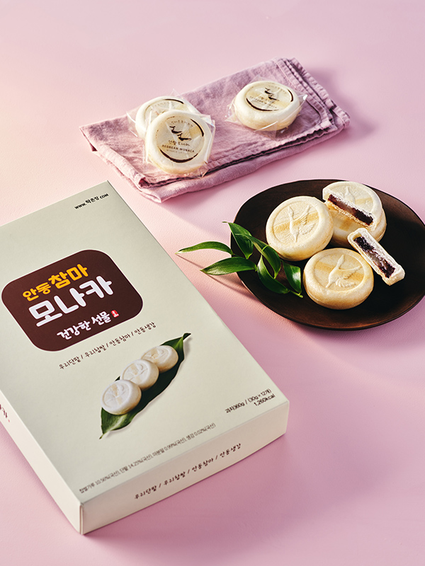 [선물하기/쇼핑백]안동참마 모나카 12입