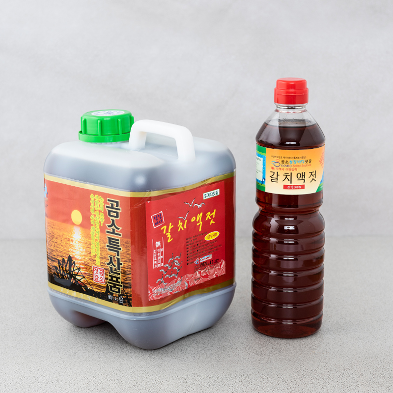 [해가람] 청정바다젓갈-갈치액젓 800ml / 1.8L / 4L  대표이미지 섬네일