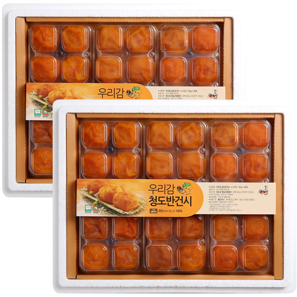 청도 반건시 30과+30과(총 60과, 과당 50g 이상)