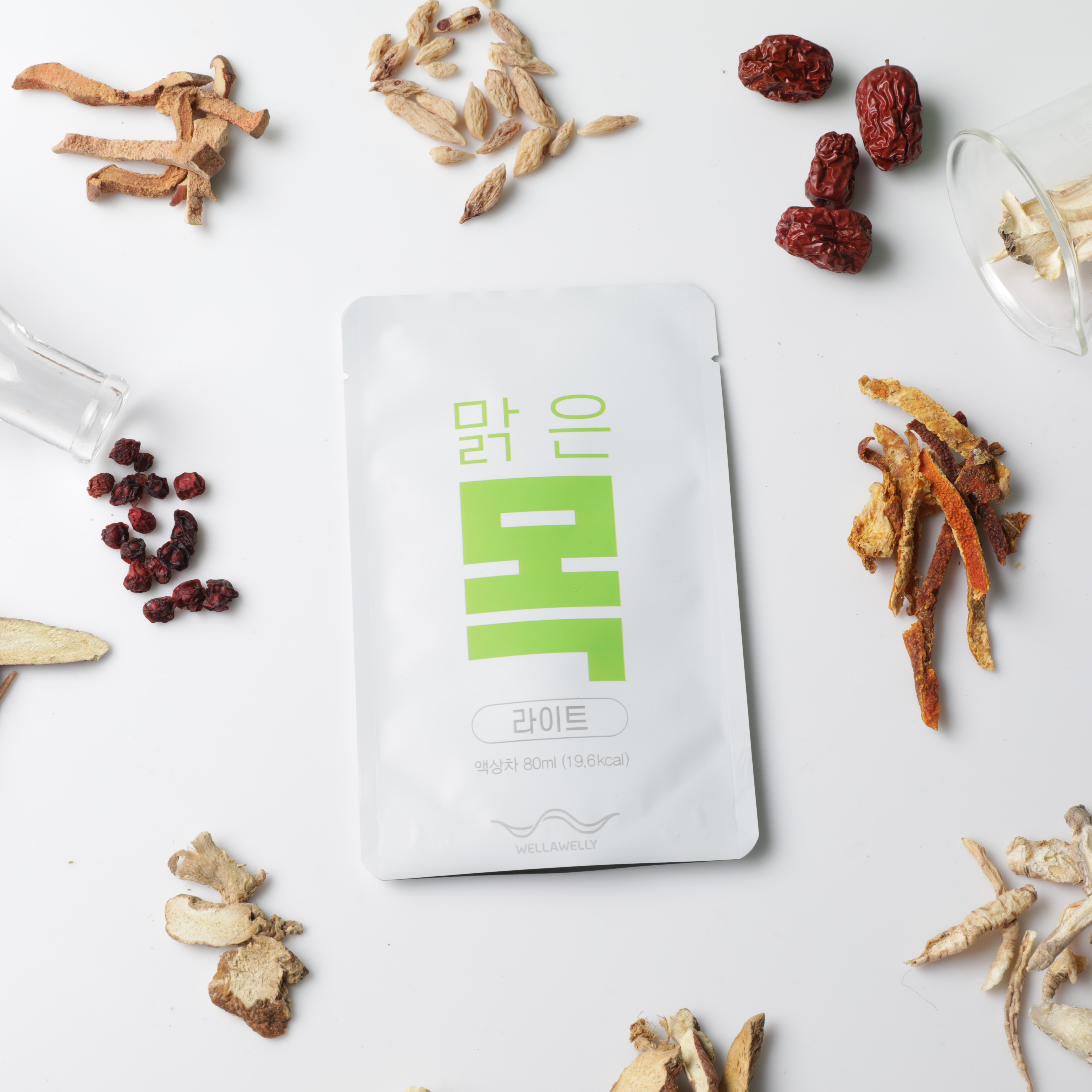 라이트 맑은목,코 작두콩차 도라지차 목에좋은차 웰라웰리