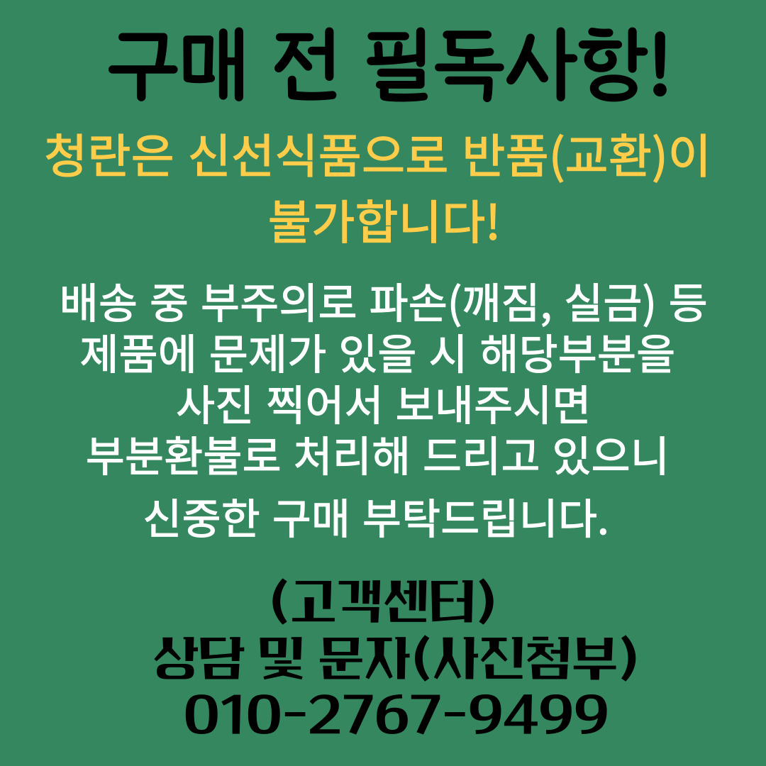 [정기배송] 강원고성 자연방사 유황청란 (40-20알) 난각1번 청란 청계란 유정란 부화란 초란