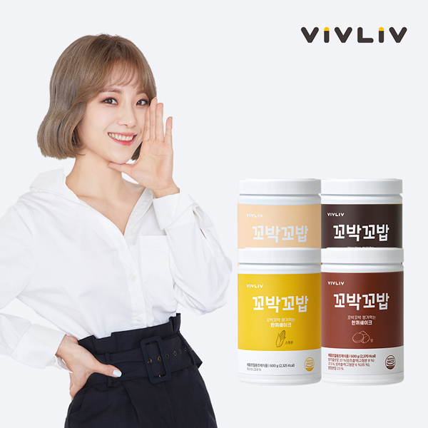 비브리브 꼬박꼬밥 단백질 쉐이크 대용량 (600g)