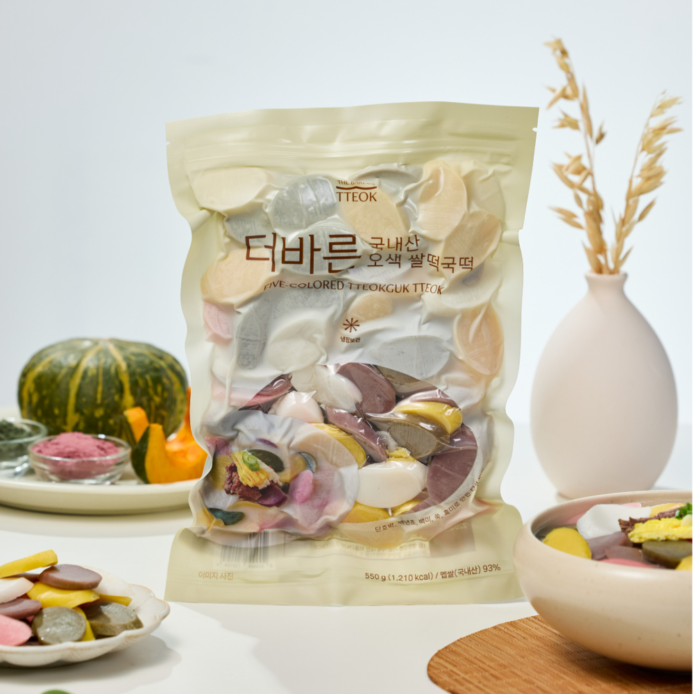 더바른 오색떡국떡 550g