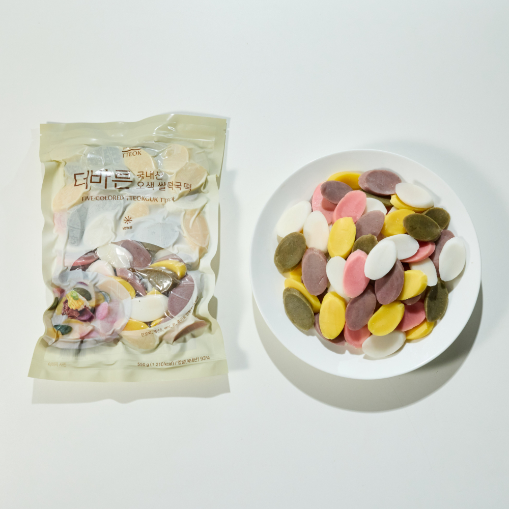 더바른 오색떡국떡 550g