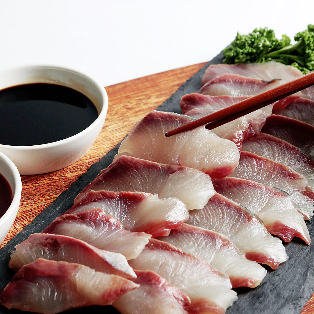 자연산 겨울제철 방어회 필렛 500g 당일손질 진공포장