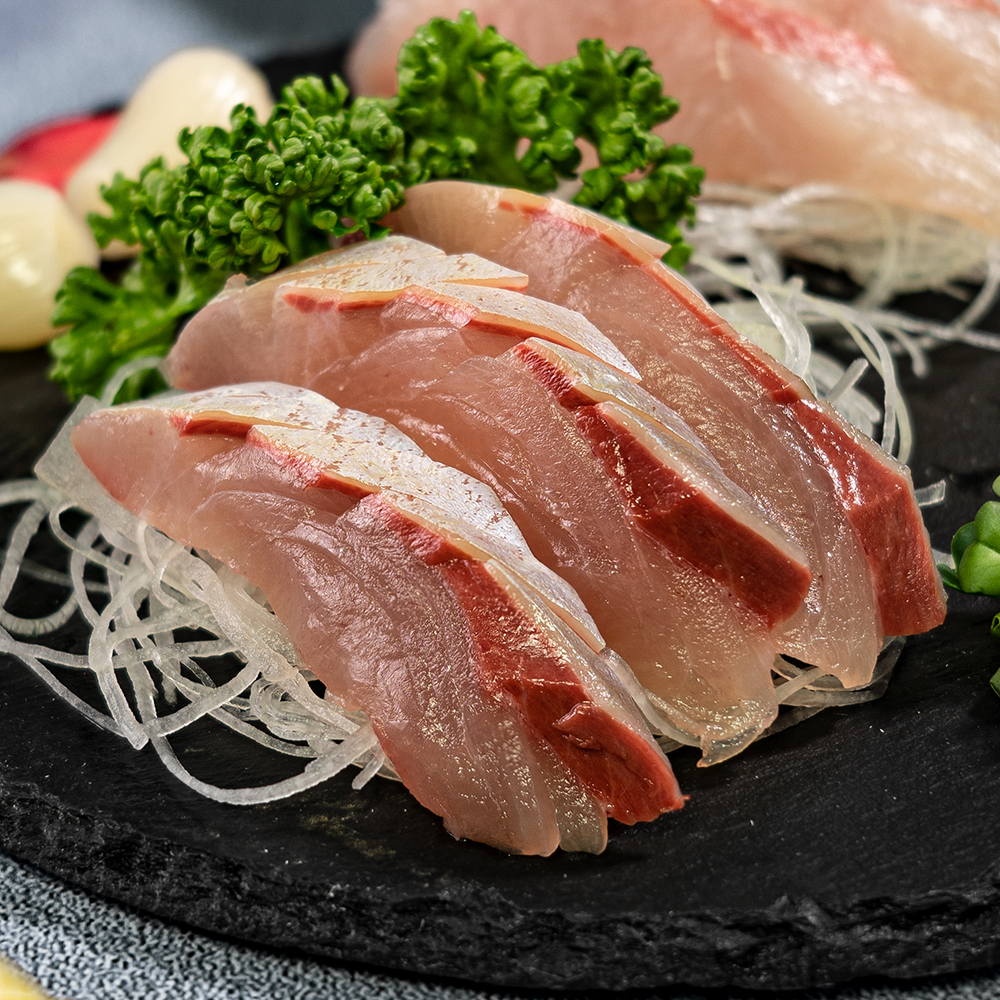 [산지직송] 자연산 제철 활 방어회 활 방어 순살 400g 당일 손질 통영산지 직송