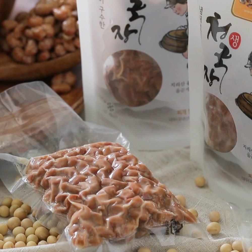 피아골미선씨 냄새없는 무염 생청국장 200g x 5팩 대표이미지 섬네일