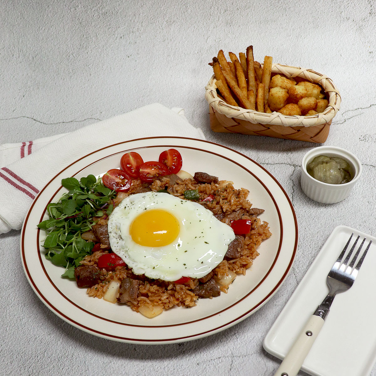 바베큐 목살 필라프 (2인분, 610g) 밀키트