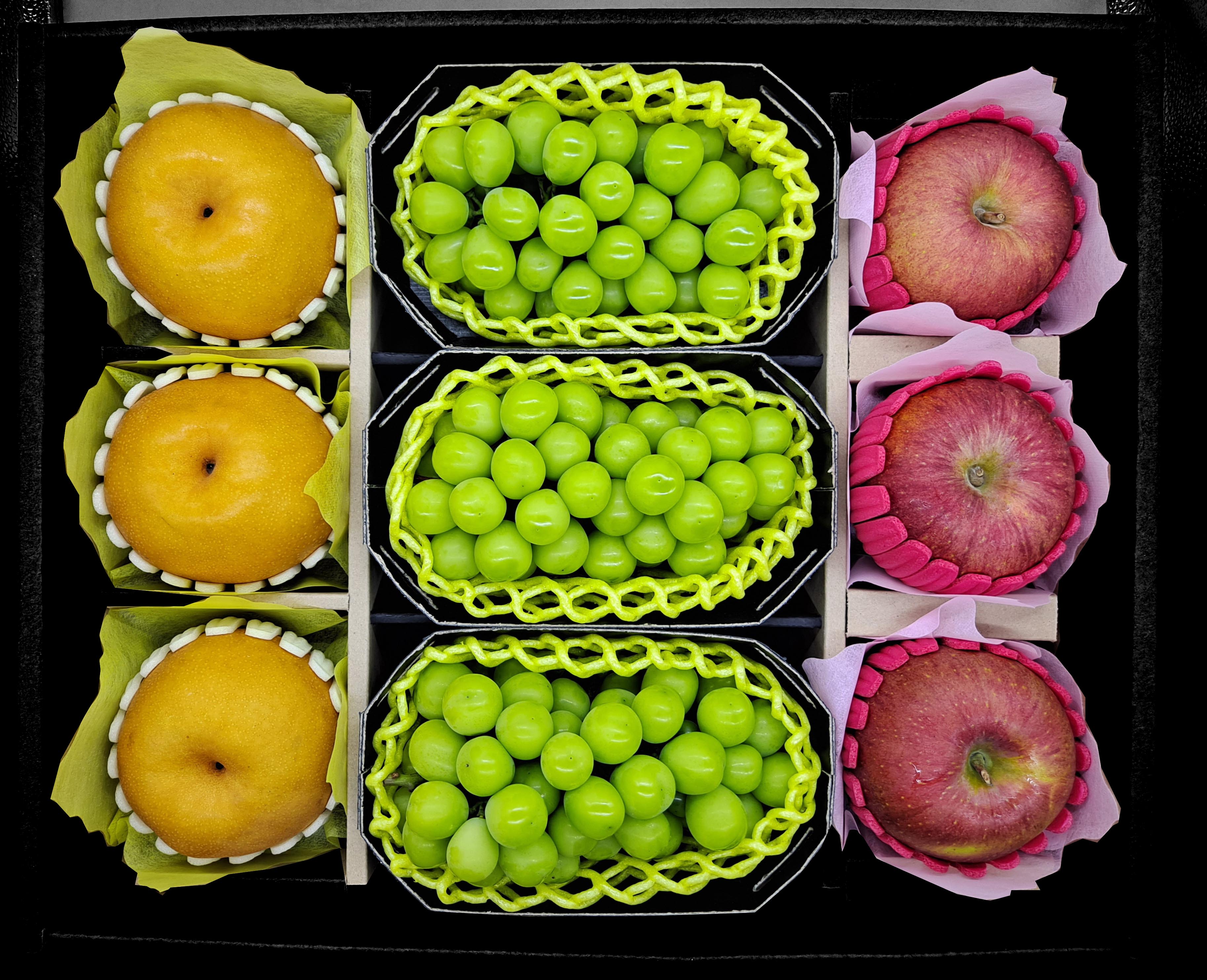 프리미엄 샤인머스캣 사과 배 혼합세트