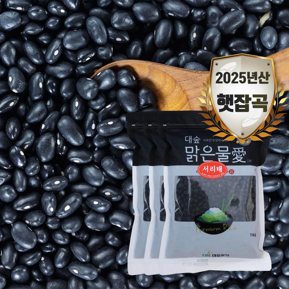 [대숲맑은물애] 타임지가 선정한 최고의 건강식품 슈퍼푸드 검은콩 서리태 1kg~5kg