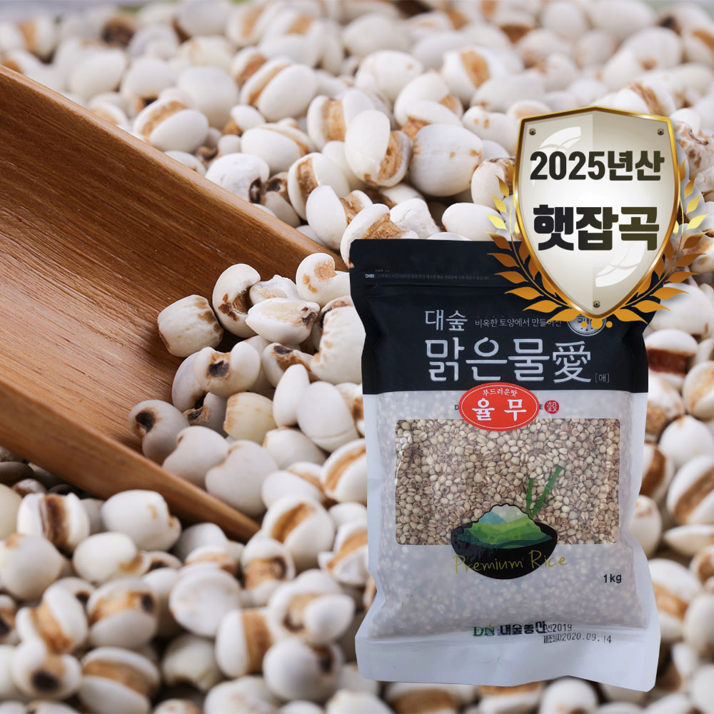 [대숲맑은물애] 한약재로 사용되는 풍부한 단백질 공급원 율무 1kg~5kg