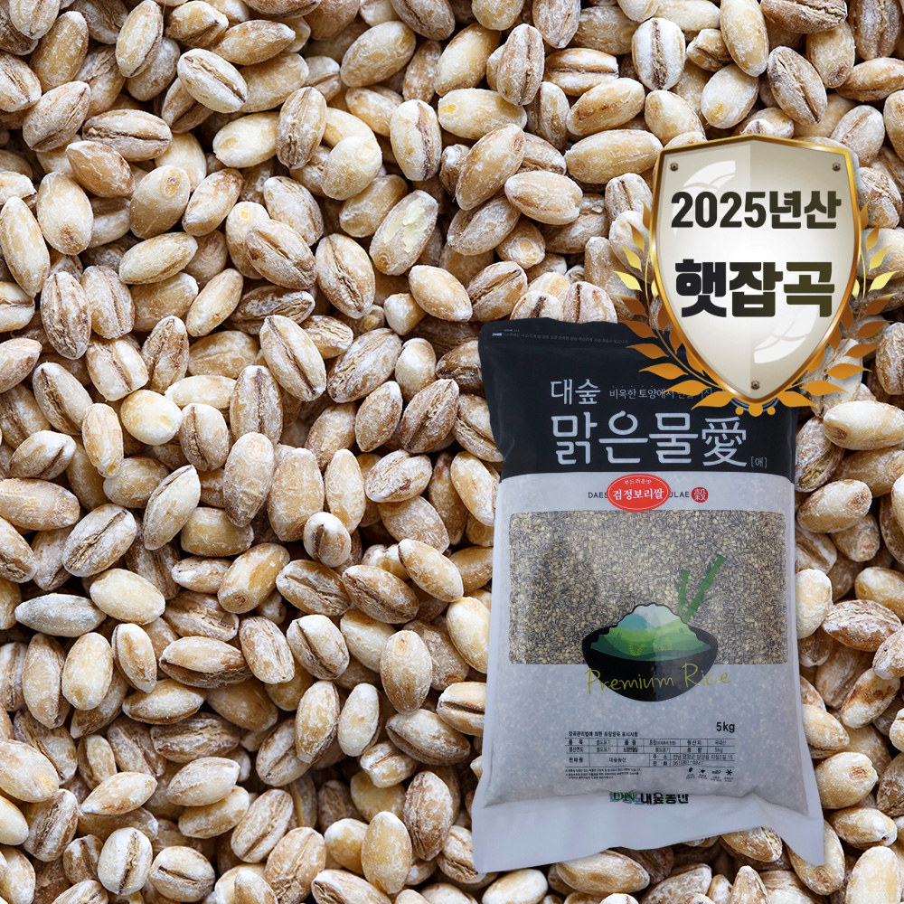 [대숲맑은물애] 식이섬유와 안토시아닌이 풍부한 검정보리쌀 1kg~5kg
