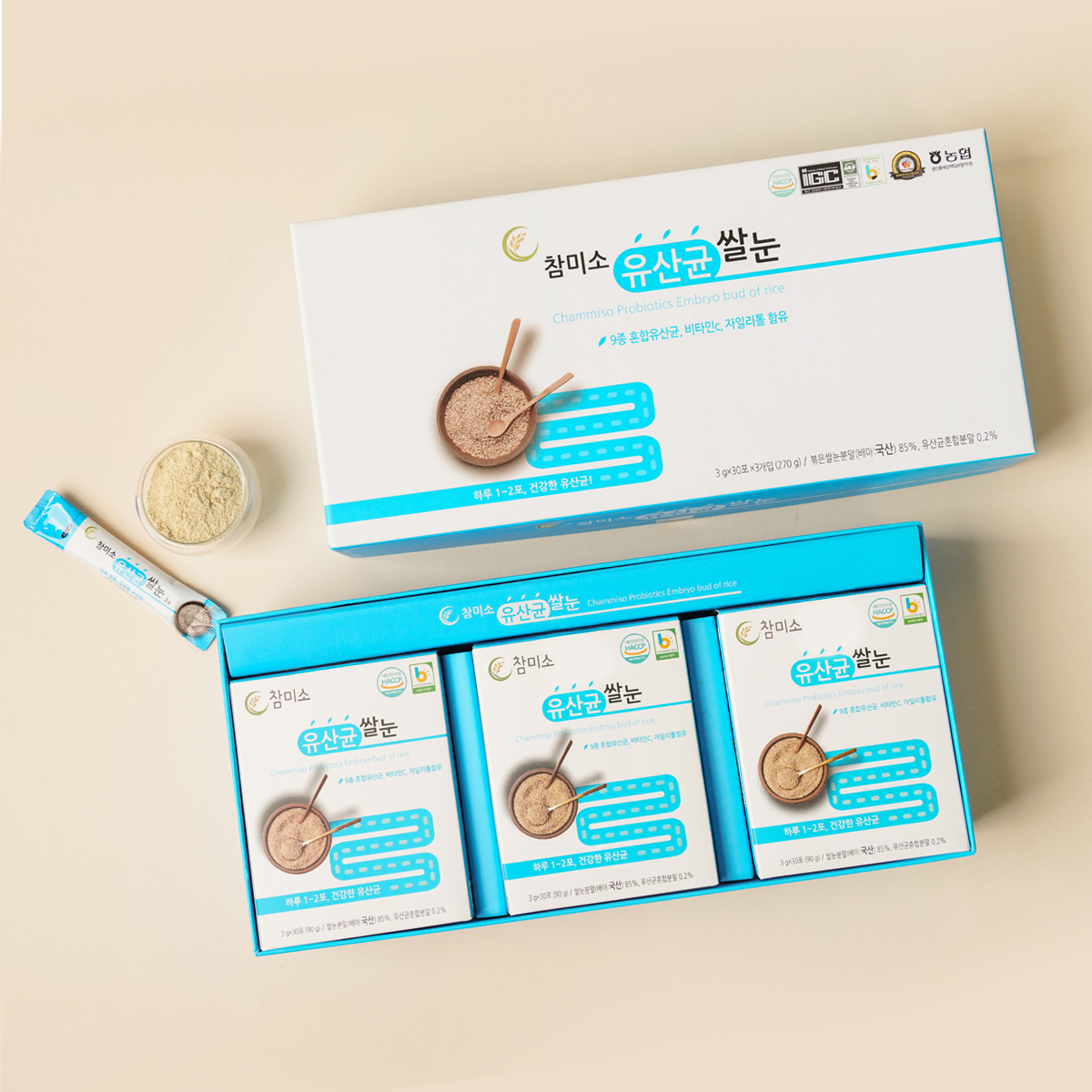 유산균쌀눈 세트