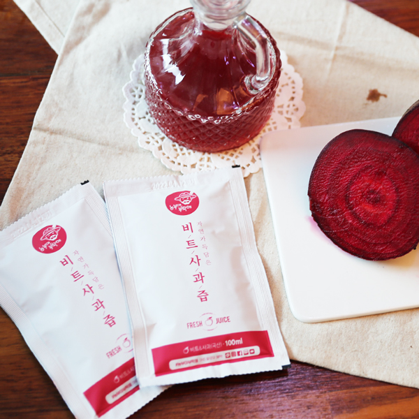 비트와 사과의 건강한 조화 비트사과즙 100mlX30포